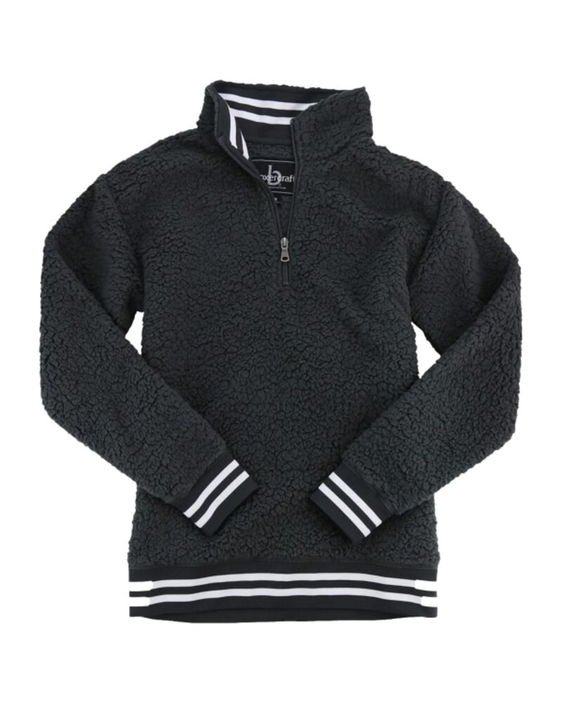 Unisex Varsity Sherpa Quarter-Zip Pullover Thumbnail