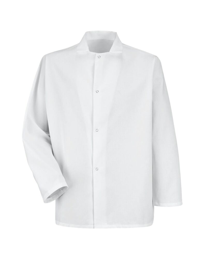 Men's Gripper-Front Short Butcher Coat Thumbnail