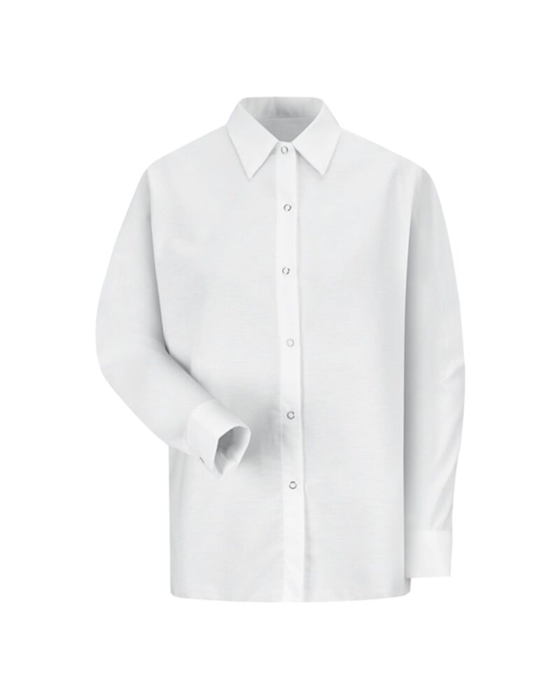 Women's Long Sleeve Specialized Pocketless Poplin Work Shirt Thumbnail