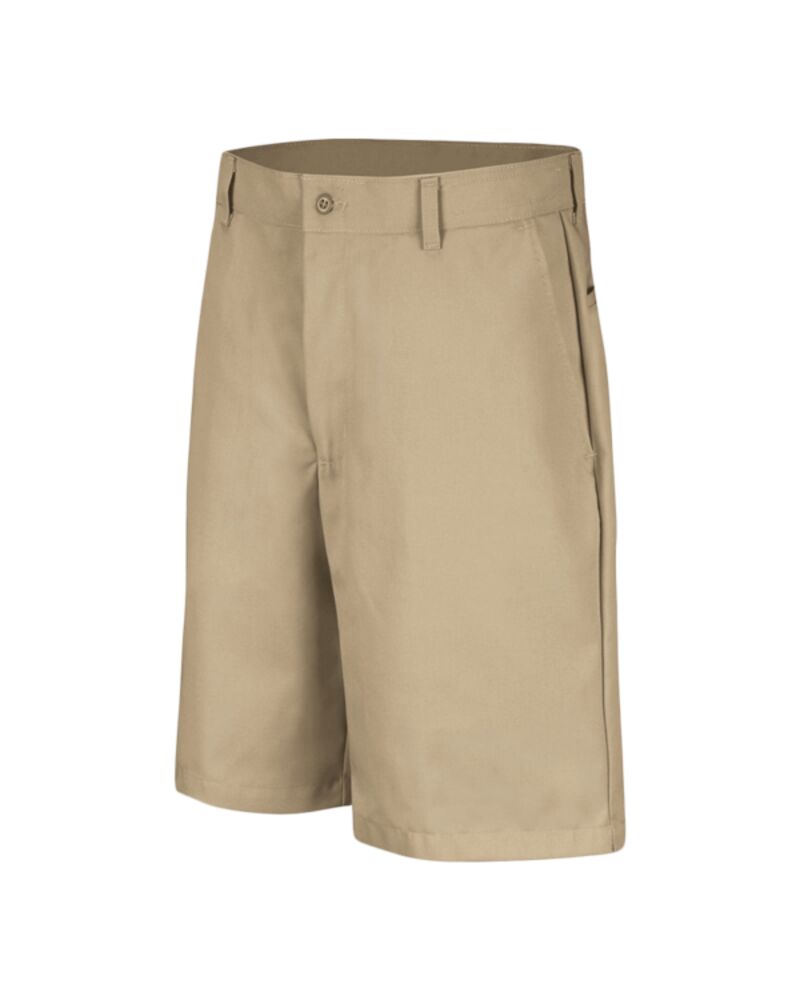 Men's Cotton Casual Plain Front Shorts Thumbnail