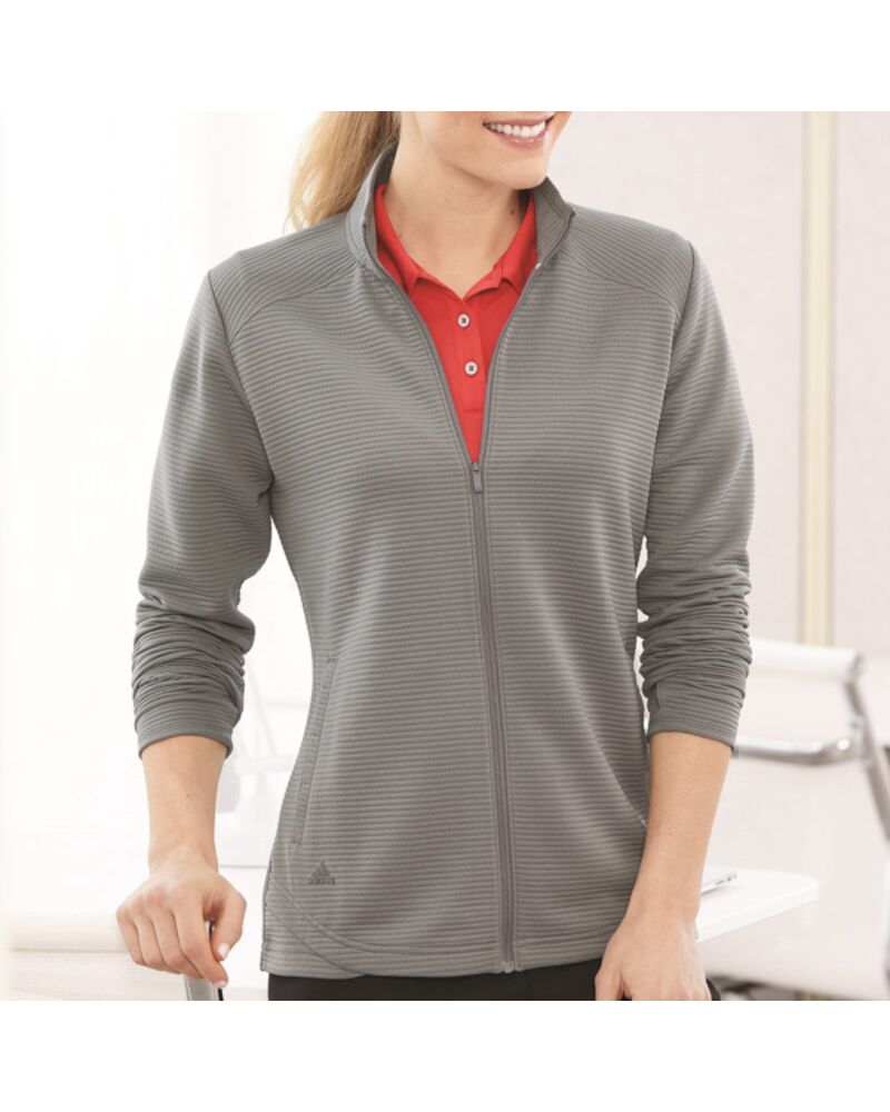 Women's Textured Full-Zip Jacket Thumbnail