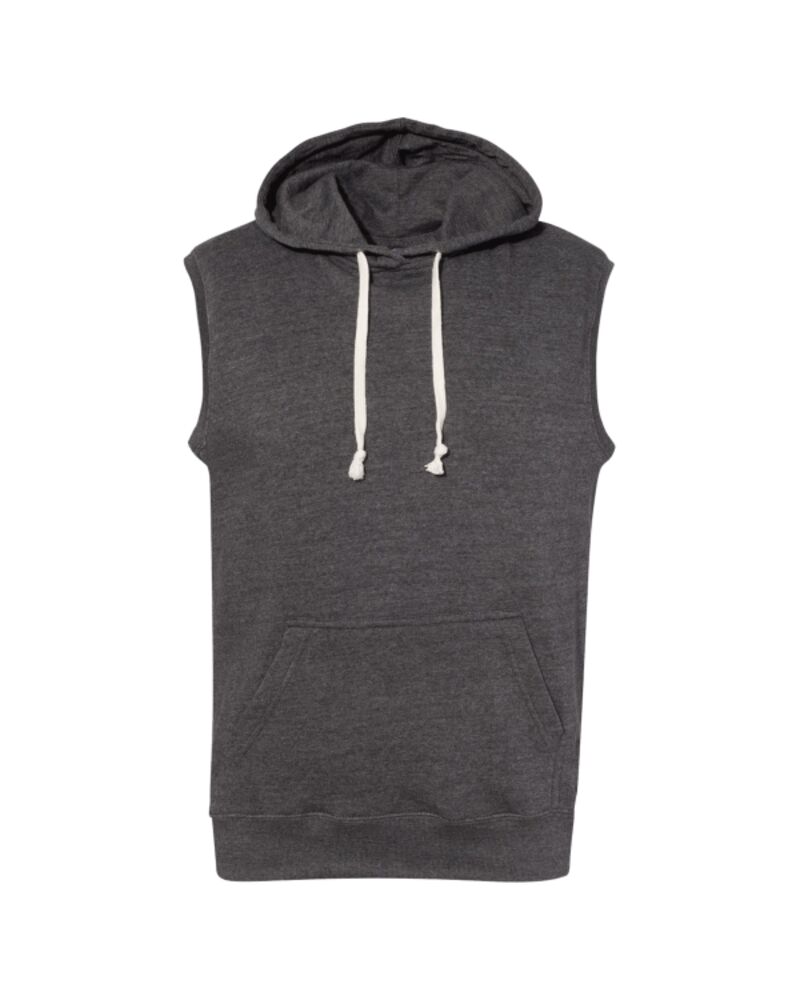 Men's Triblend Sleeveless Hooded Sweatshirt Thumbnail