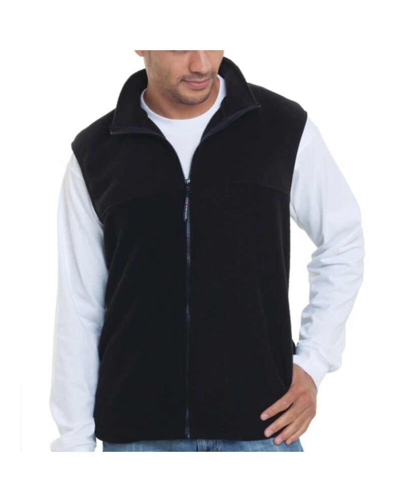 Men's USA-Made Full-Zip Fleece Vest Thumbnail