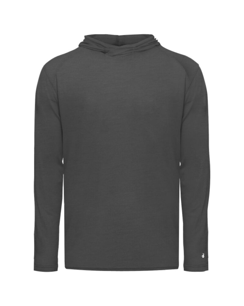 Youth Tri-Blend Surplice Hooded Long Sleeve T-Shirt Thumbnail