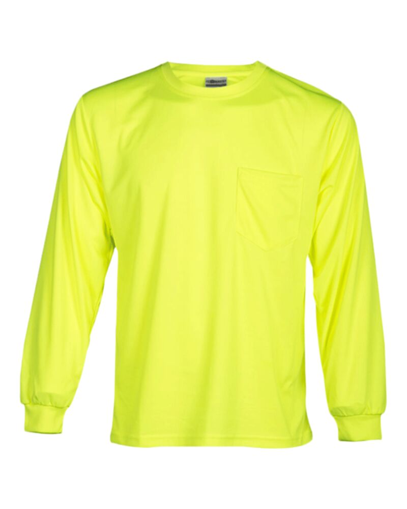 Unisex Microfiber Polyester Long Sleeve T-Shirt Thumbnail