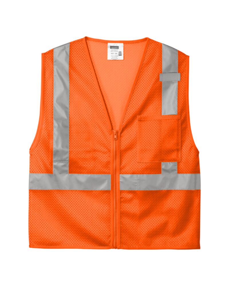 Ansi 107 Class 2 Mesh Zippered Vest Thumbnail