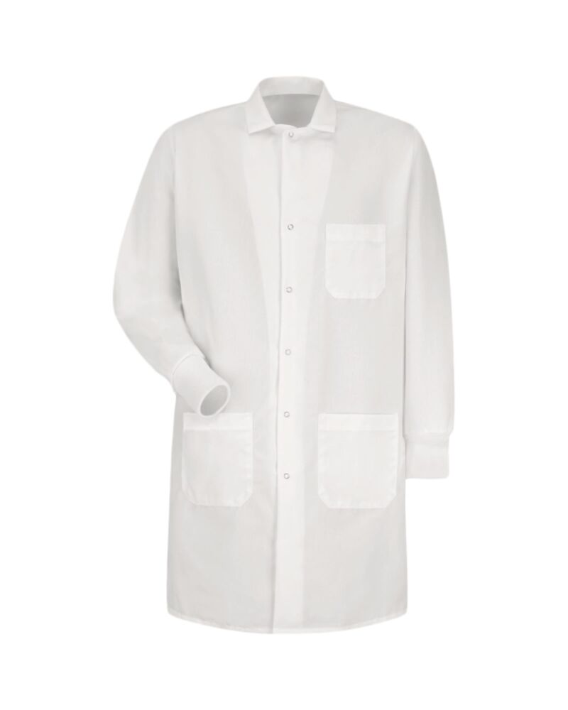 Unisex Poplin Specialized Cuffed Lab Coat Thumbnail