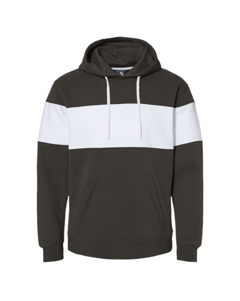 Men's Varsity Fleece Colorblocked Hooded Sweatshirt Thumbnail