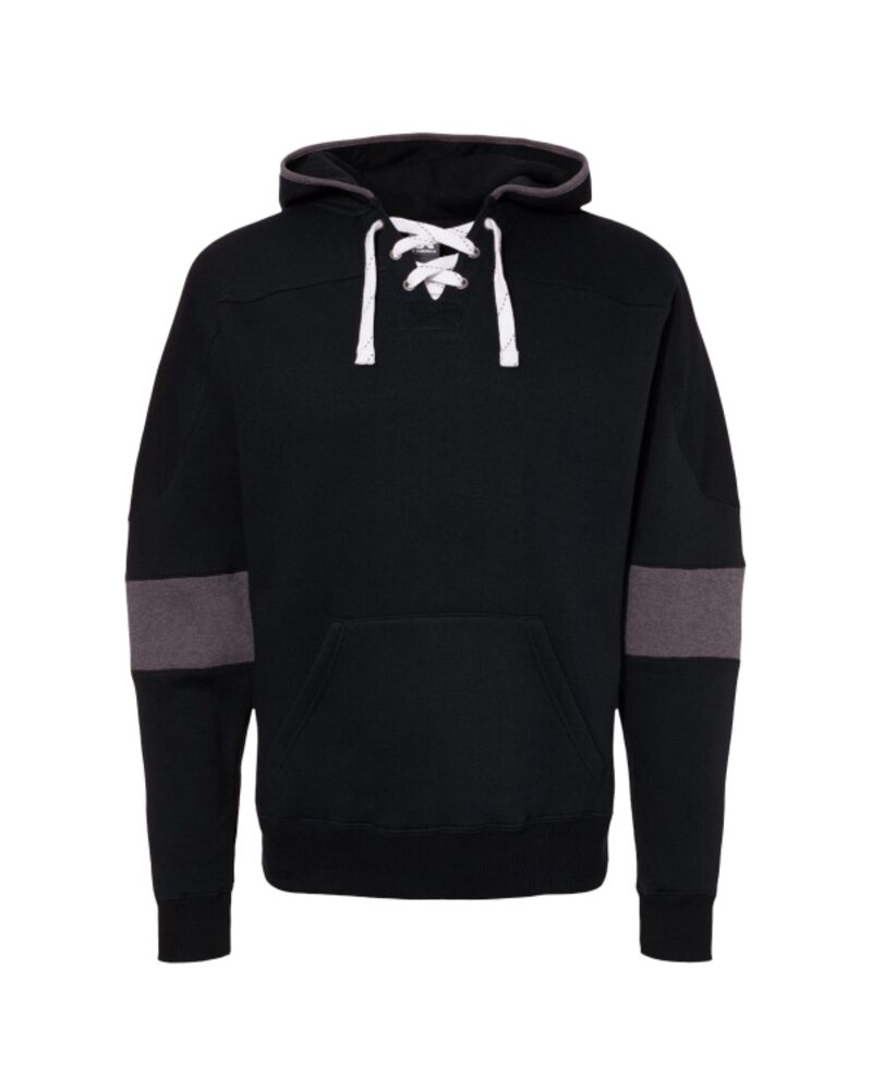 Men's Sport Lace Colorblocked Fleece Hooded Sweatshirt Thumbnail