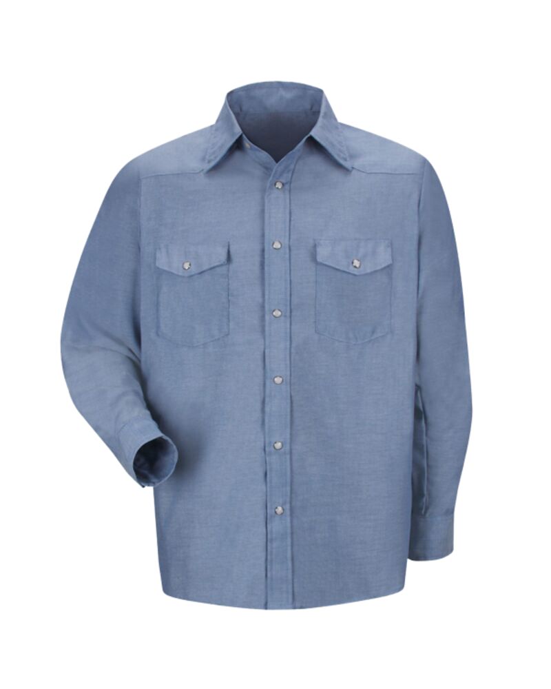 Men's Tall Deluxe Western Style Long Sleeve Shirt Thumbnail