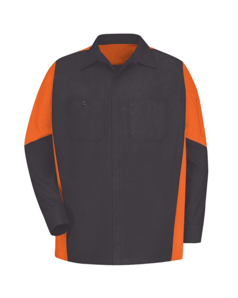 Men's Tall Long Sleeve Automotive Crew Shirt Thumbnail