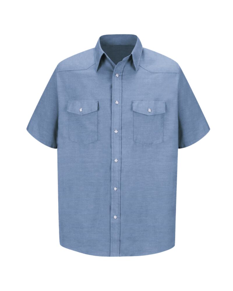 Men's Tall Deluxe Western Style Short Sleeve Shirt Thumbnail