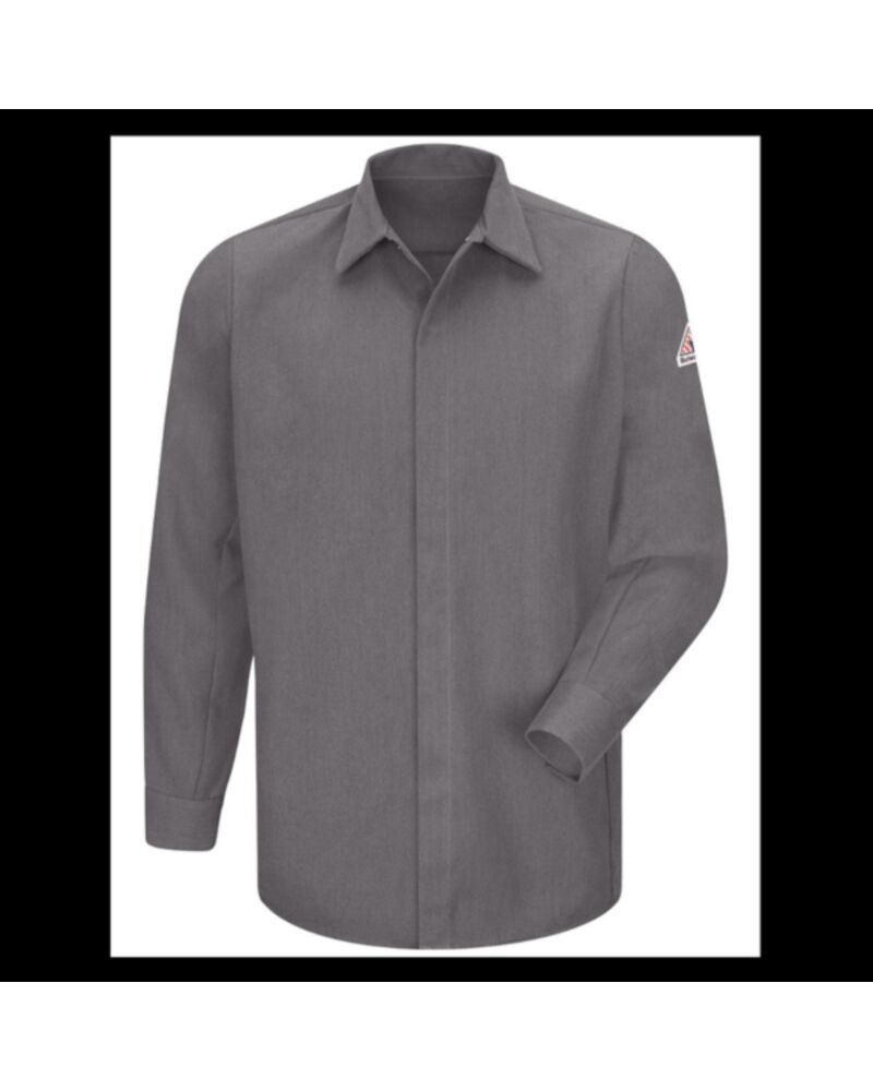 Men's Tall Concealed-Gripper Pocketless Long Sleeve Shirt - CoolTouch® 2 Thumbnail