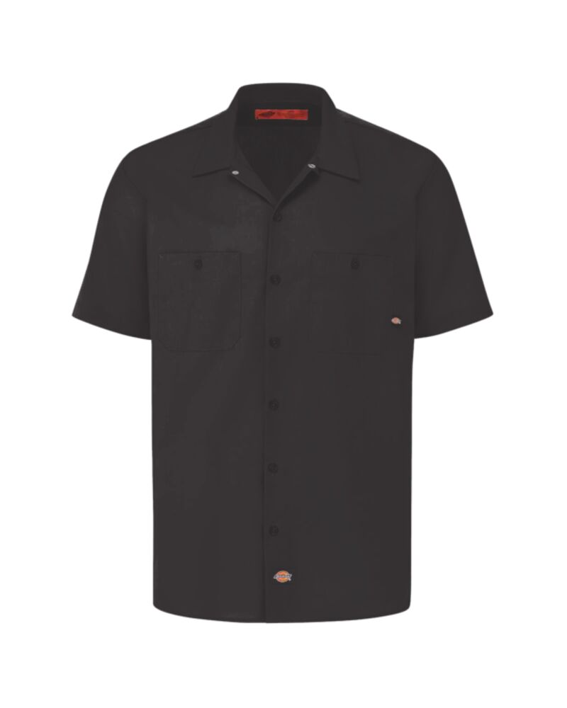 Men's Tall Industrial Short Sleeve Work Shirt Thumbnail