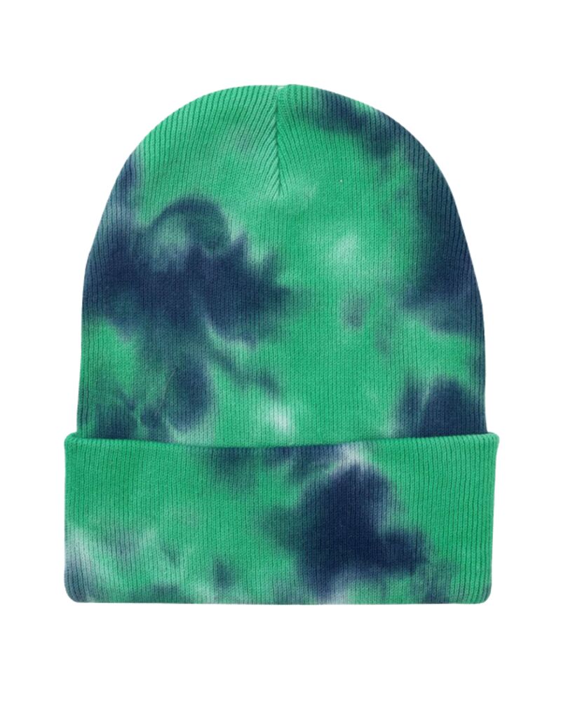 12" Tie-Dyed Cuffed Beanie Thumbnail