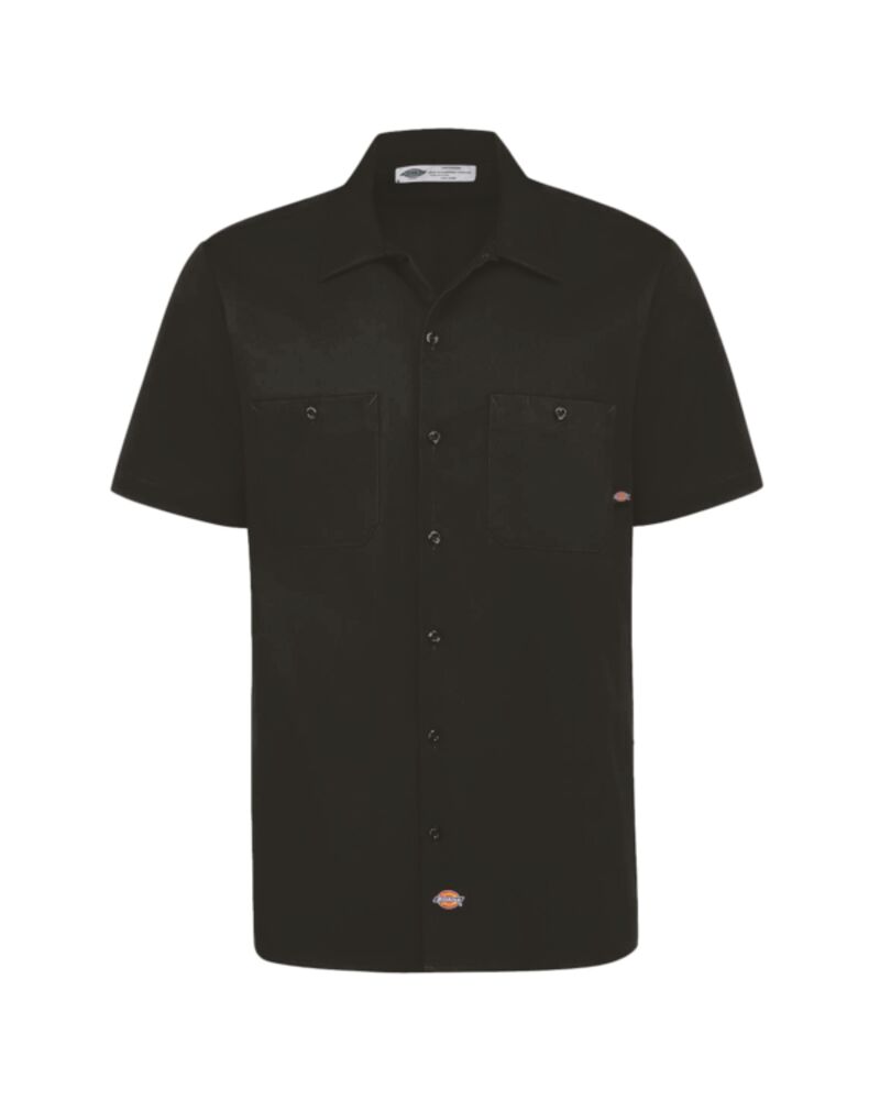 Men's Industrial Short Sleeve Cotton Work Shirt Thumbnail